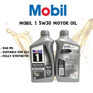 Mobil 1 / Mobil1 5W30 Fully Synthetic Engine Oil 1Qt 946mL