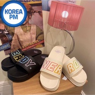 [KOREA PM] NERDY Rainbow Slide Daily slippers Couple slippers Korea Delivery