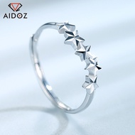 Star PT999 Pure Platinum Ring Car Flower Platinum Ring Female Pt950 Open Ring Birthday Gift