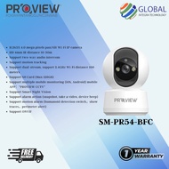SM-PR54-BFC Wireless IP CCTV 4MP Proview Indoor PTZ Camera Night Vision