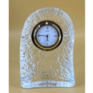 Pre-loved Sasaki Crystal Quarts mini mantle clock (with flaws)