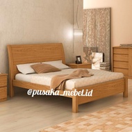 dipan tempat tidur minimalis kayu jati rangka dipan jati divan kayu - 200x200