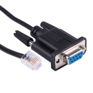 Suamdoen DB9 to RJ11 RJ12 6P6C LAN Network Serial Console Cable for Sevo Drive Leadshine Stepper Com
