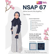 Gamis Anak Sarimbit Nibras Terbaru 2020 NSAP 67 NAVYABU MUDA DAN