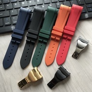 Applicable to Biwan series rubber strap TUDOR men and women watch belt accessories curved interface 22MM