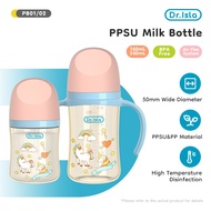 Dr.isla Baby Milk PPSU BPA Free Anti-Pump Bottle (160ml/240ml)