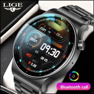 ZZOOI LIGE GPS Sports Track New Smart Watch Men Fitness Bracelet Waterproof Bluetooth Call Clock Voice Assistant Men Smartwatch Women