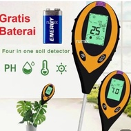 ALAT UKUR PH TANAH SOIL METER ALAT UKUR SUHU PH TANAH DIGITAL DISKON