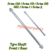 Kriss 120/Kriss 110/Kriss 100/MR1/Kriss 1/Kriss 2(Front & Rear)Batang Shaft Tyre Tayar Shaft Wheel S