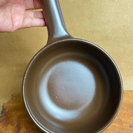 JAPAN SURPLUS ceramic or stoneware sauce pan (or ajillo pan / table pan)️tiny flaw under the handle