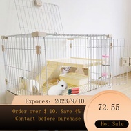 NEW Rabbit Cage Automatic Dung Cleaning Rabbit Cage Household Extra Large Rabbit Cage Rabbit Villa Nest Rabbit House P