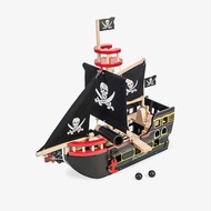 Le toy VAN Barbarossa Pirate ship wooden set ORI wooden toy kids ship