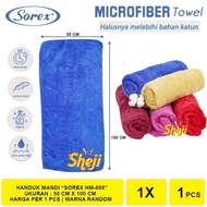 Sorex Bath Towel 50 x 100 cm Adult Baby and Child Microfiber Towel Soft High Absorbency SOREX HM888