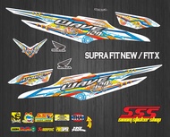 Striping Stiker Variasi Supra Fit New/Supra Fit X Wave Ungkel