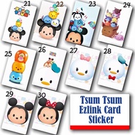 Tsum Tsum Ezlink Card Sticker