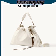 Songmont Medium Gather Bag Set Crossbody Bag Women Large-Capacity Nappa Leather Drawstring Bag