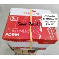 1 box!CF K3 PRS!K3 W!CF Paperline double 3 for 2/continuous form paperline 3 ply PRS/3 for 2