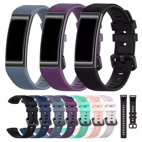 Silicone Strap For Huawei Band 4 Pro TER-B29S Bracelet Wristband for Huawei Band 3/3 Pro