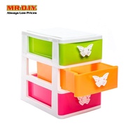 LAVA Plastic 3-Tier Mini Drawer (18cm x 11.5cm)