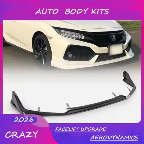 Suitable for Honda Hatchback Civic Fk7 Mugen Carbon Fiber Modified Lip Show Front Chin