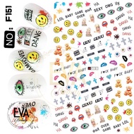 3D Nail Sticker Cartoon Pattern LOL Baby F151