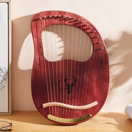 🔥[Spot Hotsale]🔥Lyre Harp 16 Strings Wooden Stringed Instrument Harp with Picks Tuning Tool for Begi