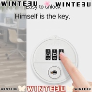 WINTE3U Password Lock, With Key Anti-theft Combination Lock,  Furniture Zinc Alloy Security Drawer L