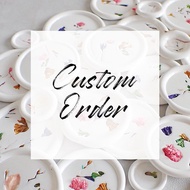 (預購) 乾花永生花火漆封蠟貼紙 Custom Order Wax Seal Sticker
