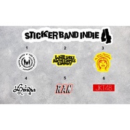 INDIE BAND STICKER 4 / AESTHETIC BAND INDIE STICKER HELMET STICKER MOTORCYCLE STICKER LAPTOP STICKER