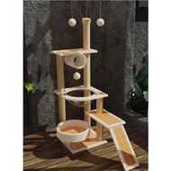 6 Tier Cat Tree House Premium Sisal Space Capsule Soft Cat Playground Clubhouse Unassembled