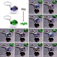 The Zodiac 12 Zodiac Spherical Luminous Keychain - meaningful gift