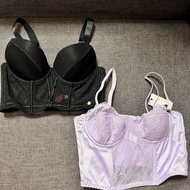 性感喱士魚骨胸衣 吊帶美胸 Sexy bra