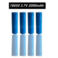 100% Original For 18650 2000 mAh 37V Rechargeable Battery + Charger ClareJaym.