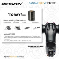 Pacific United - Og Evkin Bs004 Stem Carbon T1000 6 Degree 90Mm 100Mm 110Mm Carbon Stem Road Bike