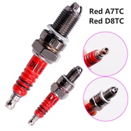 Motorcycle ATV Spark Plug A7TC/D8TC Durable 3-Electrode 50-150CC Engine Fit