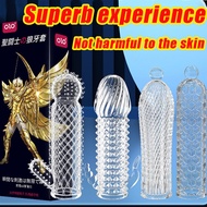 Condoms with spikes silicon Soft dotted Ultra thin Bolitas Condoms for Men Reusable Crystal
