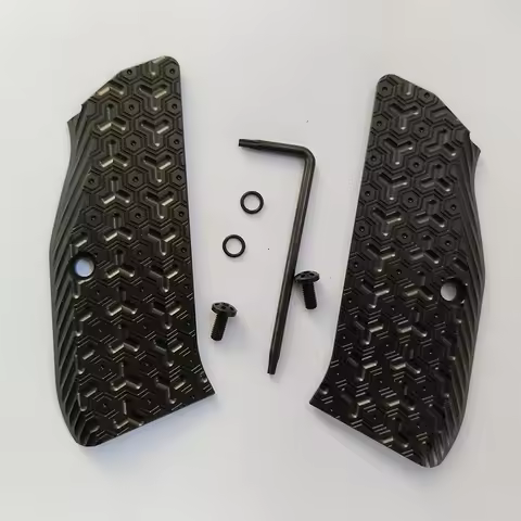 CNC Custom Aluminum Made CZ75 Grips for CZ 75 Full Size, SP-01 Series Shadow 2 75B BD,With Screws T8