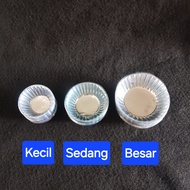 100pcs Mika Cup Roti Kecil Sedang Besar / Mika Saos Sambal / Mika Cup Cake