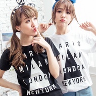 Trendy T.tshirt Couple Wear.mit Pure Cotton T-Shirt.short T Class Service.triangle Four Typesetting 