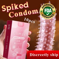 Privacy ~ New experience 10pcs one box kondom duri for man spike condom with spikes 100% original me