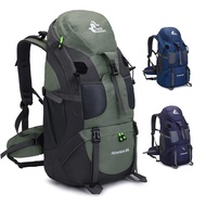 50L Hiking Backpack Outdoor Travel Backpack Camping Climbing Bag Sport Bag Beg Travel Beg Hiking (SC