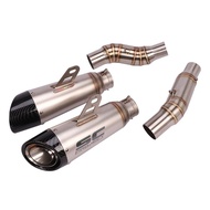 (ซ้ายและขวา) สำหรับรถมอเตอร์ไซค์คาวาซากิ Z1000 Z1000SX นินจา1000 Z1000R 2007-2023 ท่อไอเสียท่อเชื่อม