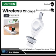 UGREEN ที่ชาร์จแบบไร้สาย MFI สำหรับ Apple Watch Series 9/8/7/6/5/4/3/2/1ที่ชาร์จไฟรวดเร็ว USB C ประเภท C สีขาว