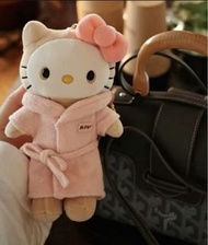 Hello Kitty 浴袍造型毛公仔掛飾