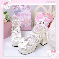 Y2k Yawen Sweet Lolita Shoes/Lolita Shoes/High Heels/Waterproof Platform Sweet Princess Shoes Thick 