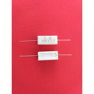 Resistor 0.5.33 Ohm 5 W, R Chalk