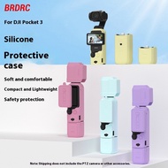 BRDRC Suitable for DJI OSMO POCKET 3 Body Silicone Case Protective Case Gimbal Protective Cover Anti