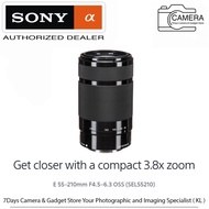 SONY E 55-210mm / 55-210 / 55210MM / ZOOM LEN / F4.5-6.3 OSS ( Model: SEL55210 )( SONY MALAYSIA )