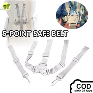 High Chair Straps Adjustable 5 Point Harness Baby Safety Strap Belt for Stroller Pushchair