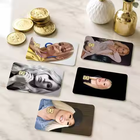 S-Star I-Iggy Azalea Credit Card HD Stickers Small Chip Waterproof Sticker Game Card Decal Gift